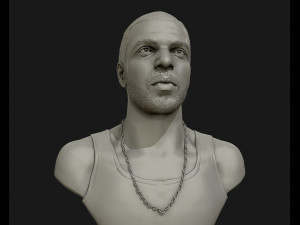 drake sculpture ready to print 3d print model 3D Baskı Modeli