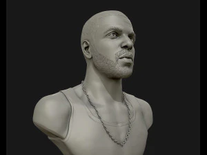 drake sculpture ready to print 3d print model 3D Print Model
