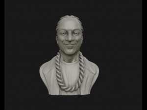 snoop dogg 3d sculpture ready to 3d print 3d print model 3D Print Model