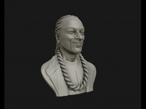 snoop dogg 3d sculpture ready to 3d print 3d print model 3D Принт Модель