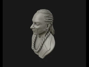 snoop dogg 3d sculpture ready to 3d print 3d print model 3D Print Model