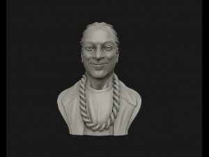 snoop dogg 3d sculpture ready to 3d print 3d print model 3D Принт Модель