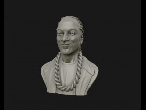 snoop dogg 3d sculpture ready to 3d print 3d print model 3D Принт Модель