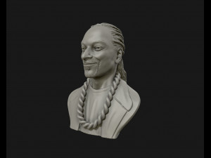 snoop dogg 3d sculpture ready to 3d print 3d print model 3D Принт Модель