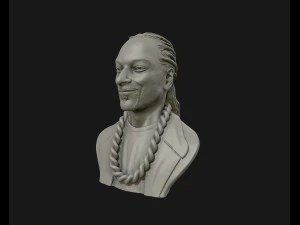 snoop dogg 3d sculpture ready to 3d print 3d print model 3D Print Model