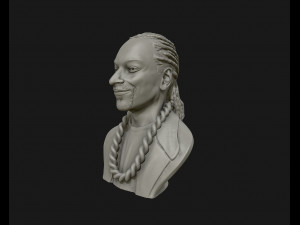snoop dogg 3d sculpture ready to 3d print 3d print model 3D Принт Модель