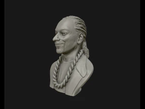 snoop dogg 3d sculpture ready to 3d print 3d print model 3D Print Model