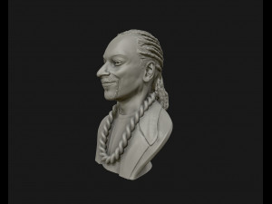 snoop dogg 3d sculpture ready to 3d print 3d print model 3D Принт Модель