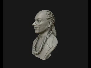 snoop dogg 3d sculpture ready to 3d print 3d print model 3D Print Model