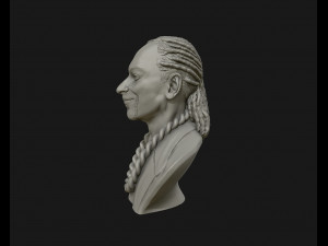 snoop dogg 3d sculpture ready to 3d print 3d print model 3D Принт Модель