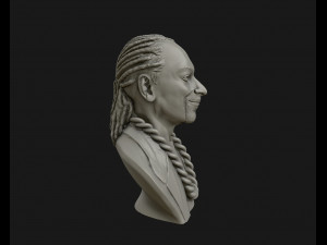 snoop dogg 3d sculpture ready to 3d print 3d print model 3D Принт Модель