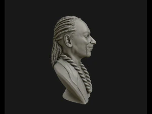 snoop dogg 3d sculpture ready to 3d print 3d print model 3D Print Model