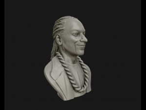 snoop dogg 3d sculpture ready to 3d print 3d print model 3D Принт Модель
