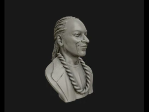 snoop dogg 3d sculpture ready to 3d print 3d print model 3D Print Model