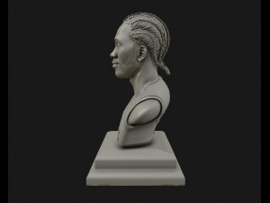 kawhi leonard 3d portrait sculpture ready to 3d print 3d print model 3D 打印模型