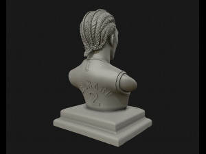 kawhi leonard 3d portrait sculpture ready to 3d print 3d print model 3D 打印模型