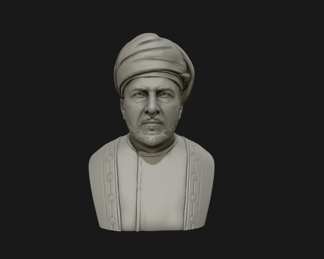 sultan qaboos ready to 3d print 3d print model 3D प्रिंट मॉडल .c4d .max .obj .3ds .fbx .stl .blend 