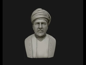 sult&atilde;o qaboos pronto para impress&atilde;o 3D modelo de impress&atilde;o 3D Modelo de Impressão 3D