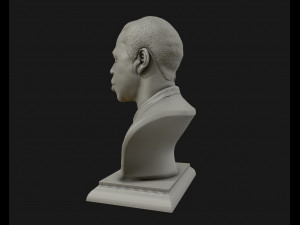 jay z portrait sculpture ready to 3d print 3d print model 3D Print Model