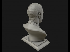 jay z portrait sculpture ready to 3d print 3d print model 3D Print Model