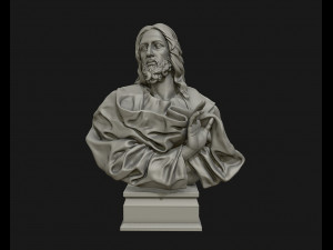 jesus christ sculpture ready to 3d print 3d print model 3D Print Model