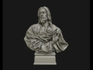 patung yesus kristus siap cetak 3d model cetak 3d Model Cetak 3D