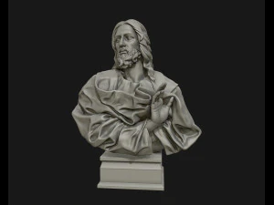 jesus christ sculpture ready to 3d print 3d print model 3D Print Model