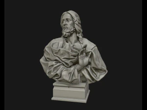 jesus christ sculpture ready to 3d print 3d print model 3D Print Model