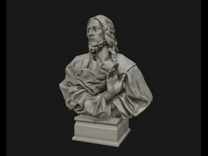 jesus christ sculpture ready to 3d print 3d print model Modello di stampa 3D