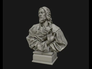 jesus christ sculpture ready to 3d print 3d print model 3D Print Model