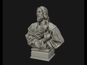 jesus christ sculpture ready to 3d print 3d print model 3D Print Model