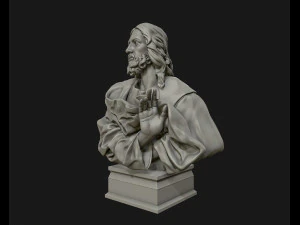 jesus christ sculpture ready to 3d print 3d print model 3D Print Model