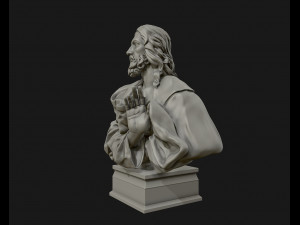 jesus christ sculpture ready to 3d print 3d print model Modello di stampa 3D