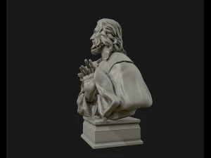jesus christ sculpture ready to 3d print 3d print model 3D Print Model
