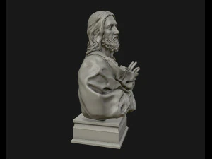 jesus christ sculpture ready to 3d print 3d print model 3D Print Model