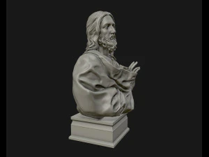 jesus christ sculpture ready to 3d print 3d print model 3D Print Model