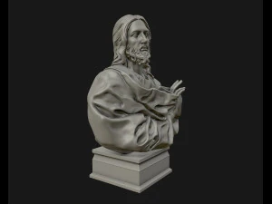 jesus christ sculpture ready to 3d print 3d print model 3D Print Model