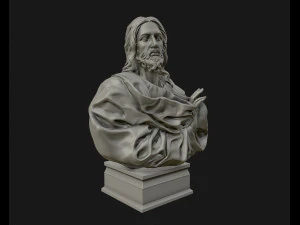 jesus christ sculpture ready to 3d print 3d print model 3D Print Model