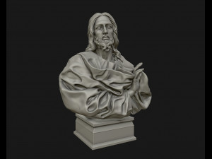 jesus christ sculpture ready to 3d print 3d print model Modello di stampa 3D