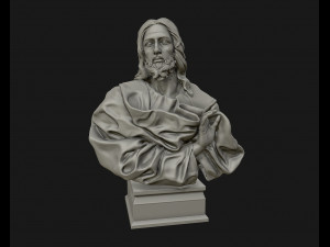 jesus christ sculpture ready to 3d print 3d print model Modello di stampa 3D