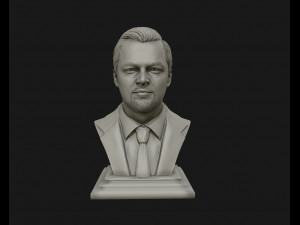 leonardo dicaprio 3d sculpture model ready to 3d print 3d print model 3D Print Model