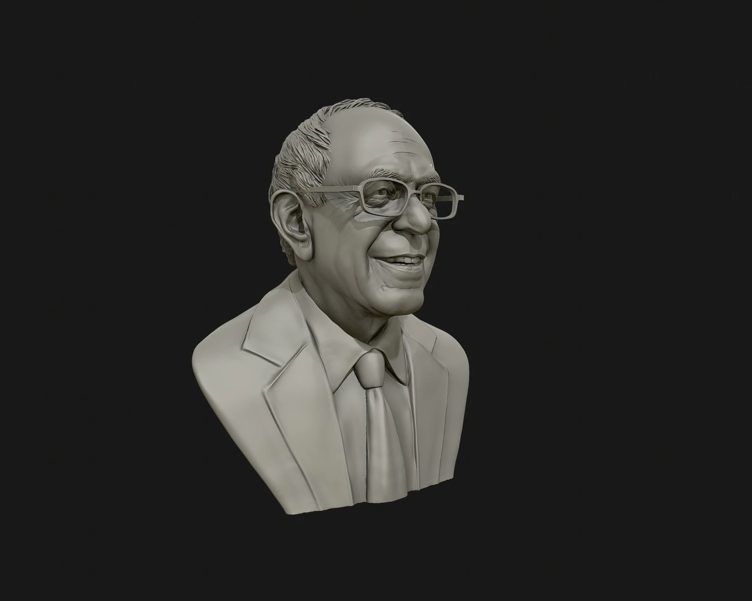 bernie sanders 3d sculpture ready to 3d print 3d print model 3D Print Model .c4d .max .obj .3ds .fbx .stl .blend