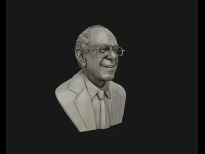 bernie sanders 3d sculpture ready to 3d print 3d print model 3D Print Model