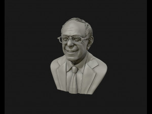 bernie sanders 3d sculpture ready to 3d print 3d print model 3D 프린트 모델