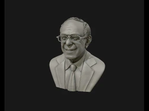 bernie sanders 3d sculpture ready to 3d print 3d print model 3D Print Model