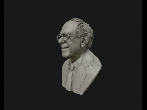 bernie sanders 3d sculpture ready to 3d print 3d print model 3D 프린트 모델