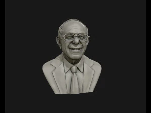bernie sanders 3d sculpture ready to 3d print 3d print model 3D Print Model