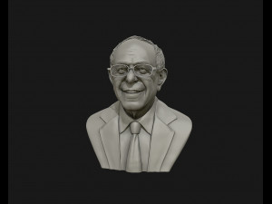 bernie sanders 3d sculpture ready to 3d print 3d print model 3D 프린트 모델