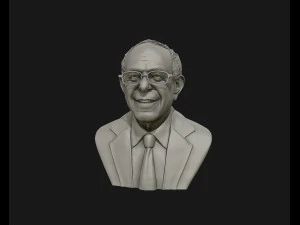 bernie sanders 3d sculpture ready to 3d print 3d print model 3D Print Model