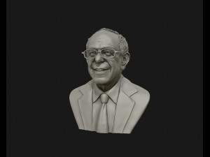 bernie sanders 3d sculpture ready to 3d print 3d print model 3D 프린트 모델